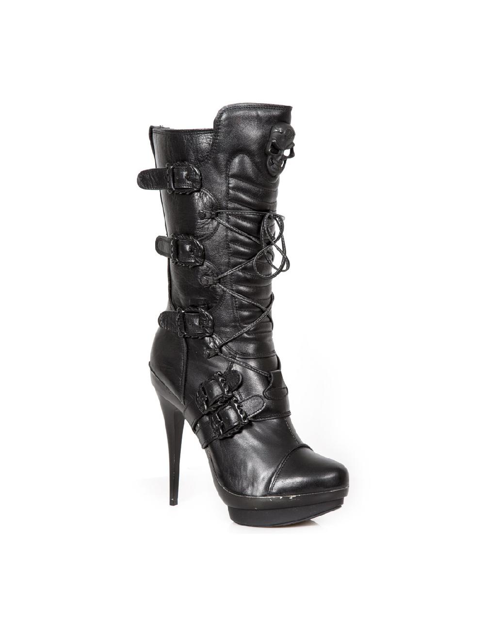 New Rock BOOT BLACK M-PUNK078-C1