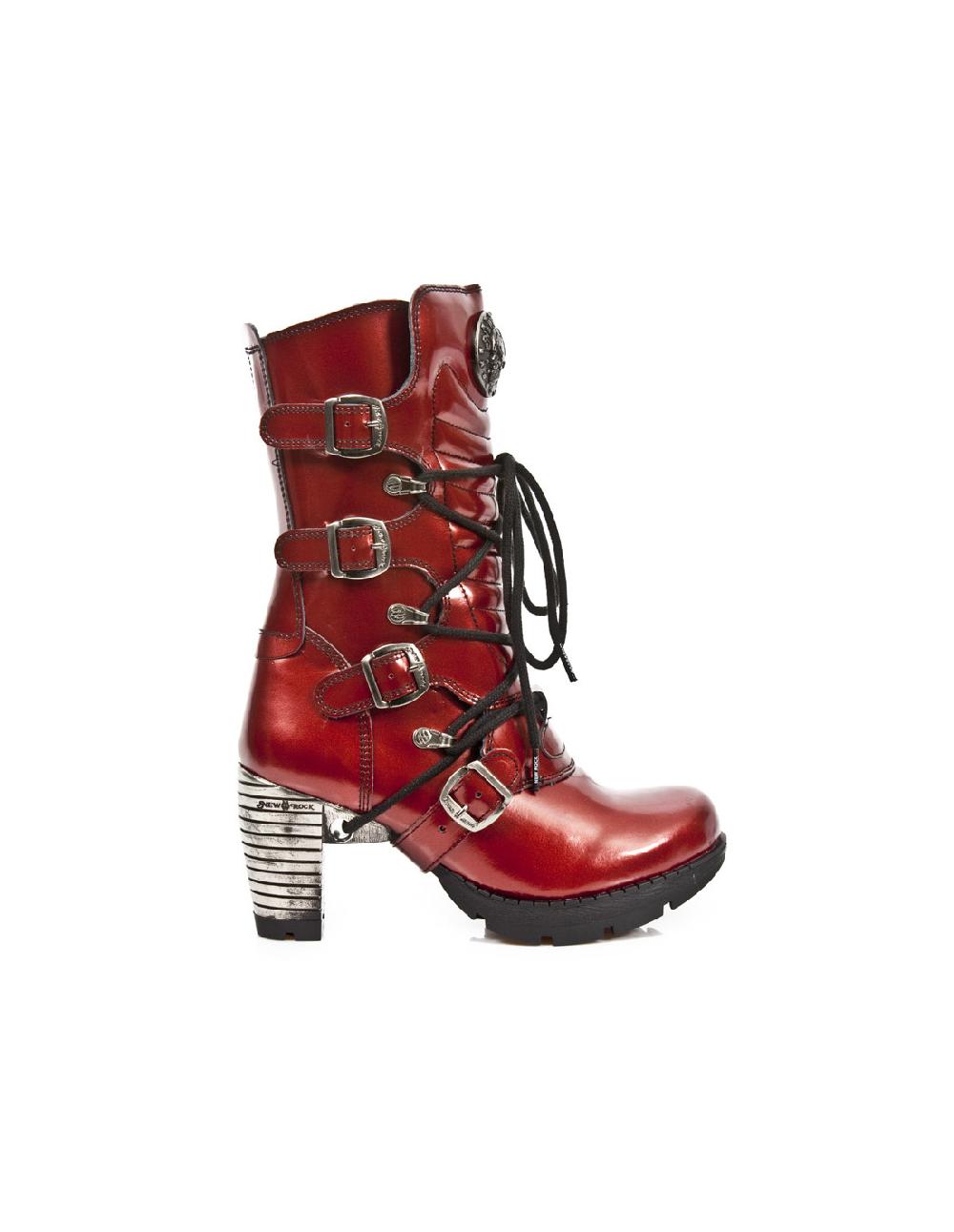 new rock BOOT BLACK M-TR003-C10