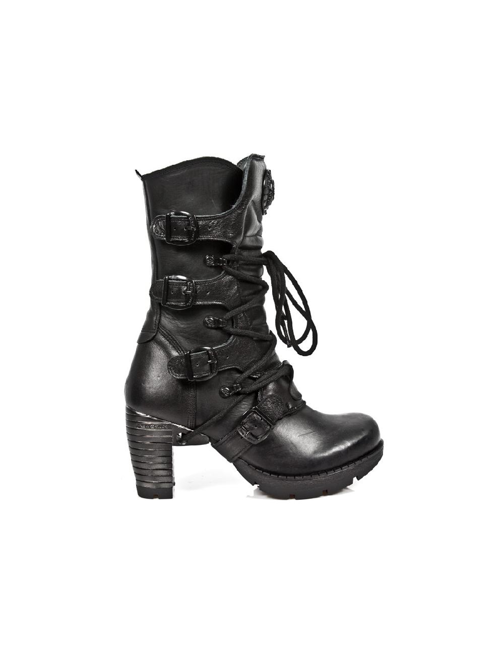 New Rock BOOT BLACK M-TR003-C9