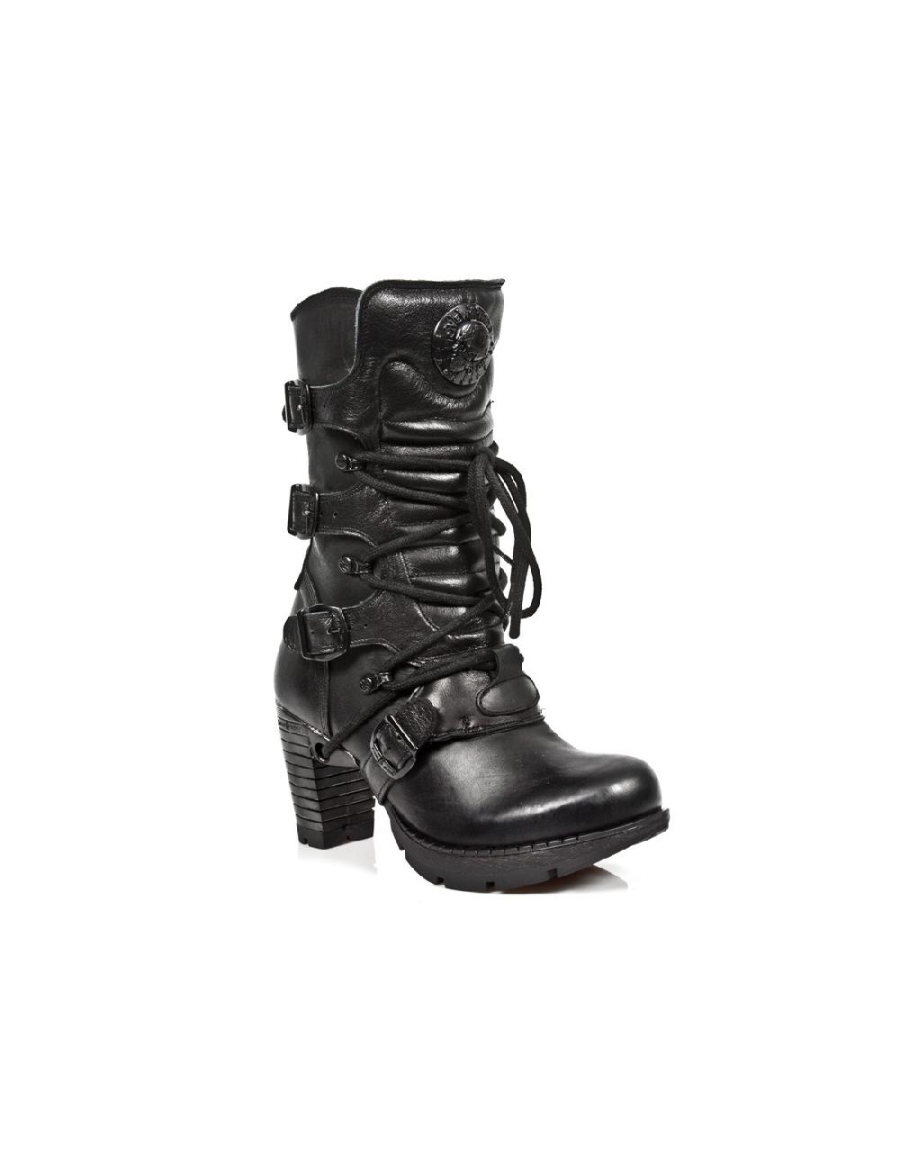 New Rock BOOT BLACK M-TR003-C9