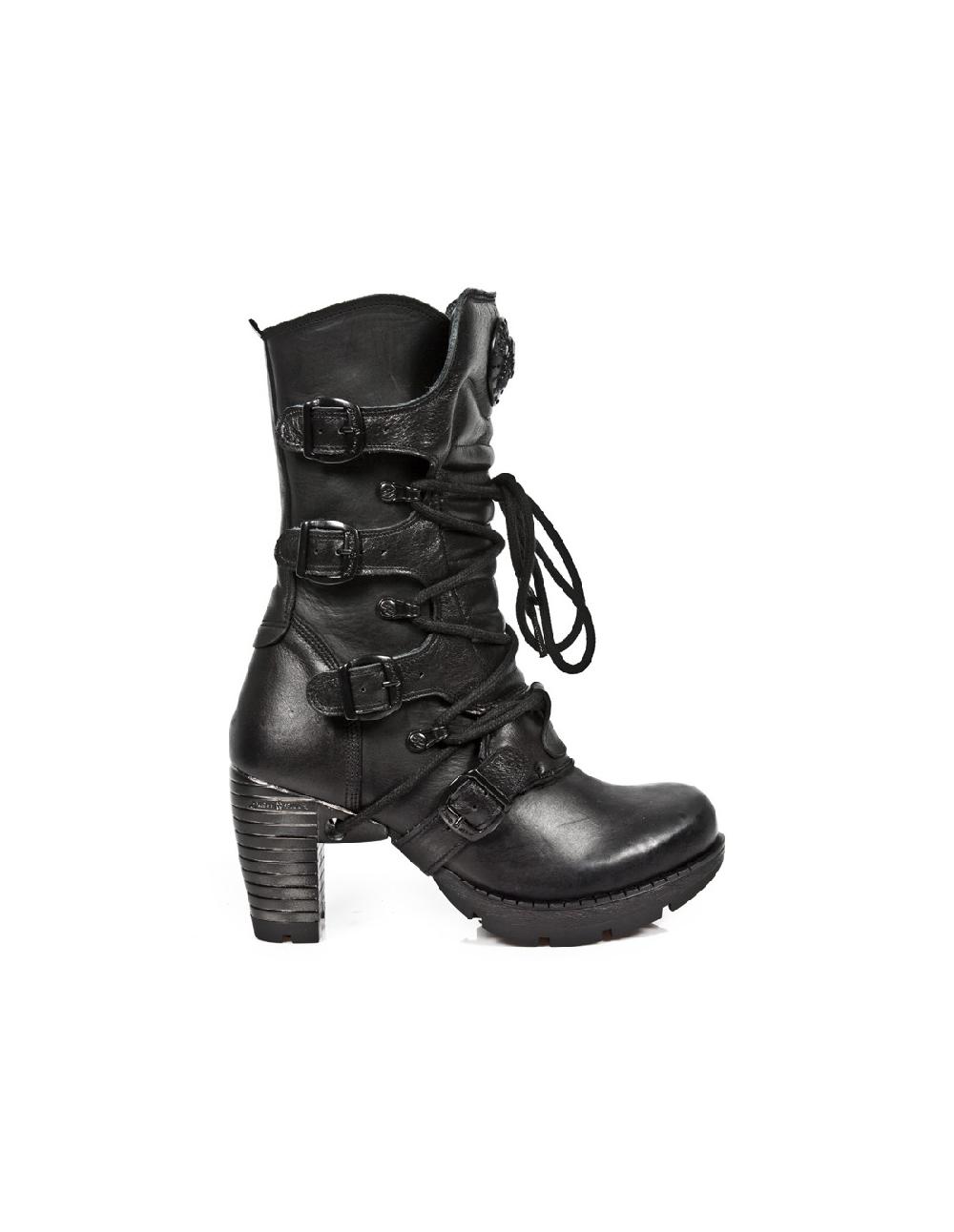 new rock BOOT BLACK M-TR003-C9
