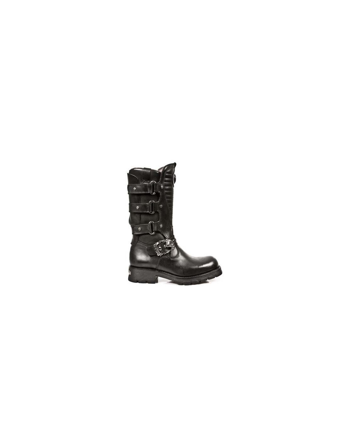 New Rock BOOT BLACK MOTORCYCLE M-7604-S1