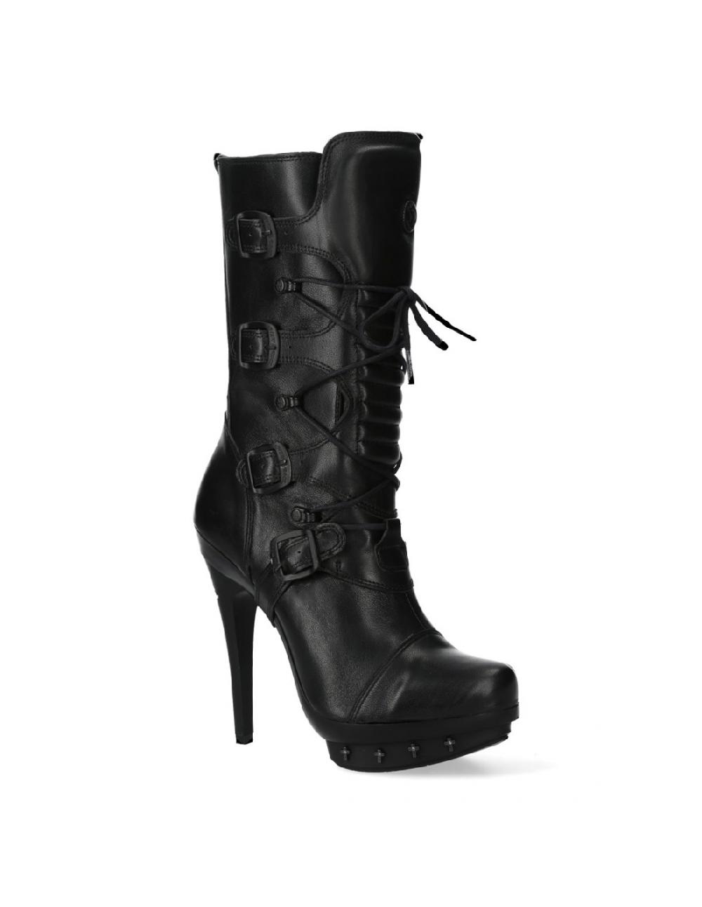 New Rock BOOT BLACK PLATF. M-9373-C37
