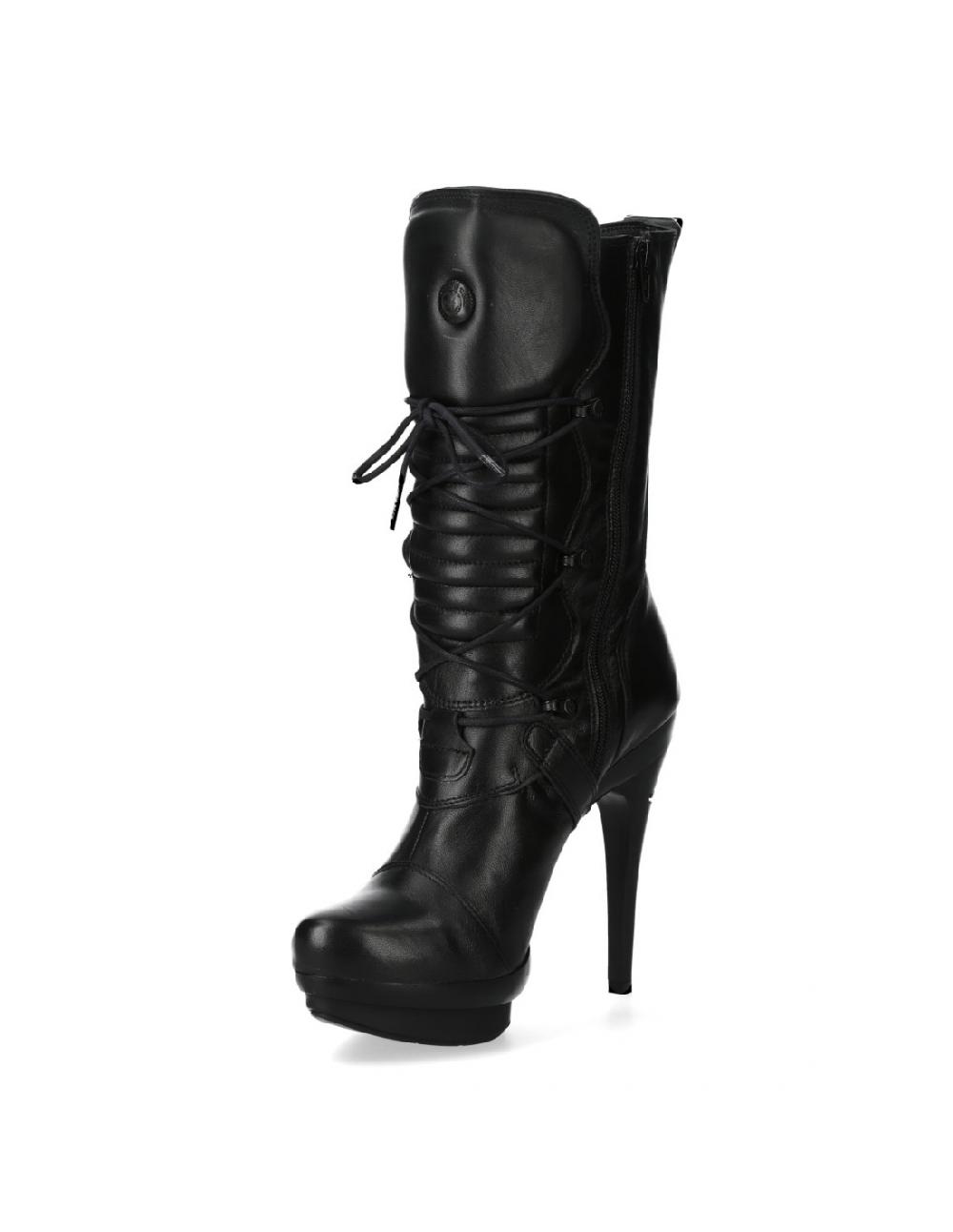 New Rock BOOT BLACK PLATF. M-9373-C37