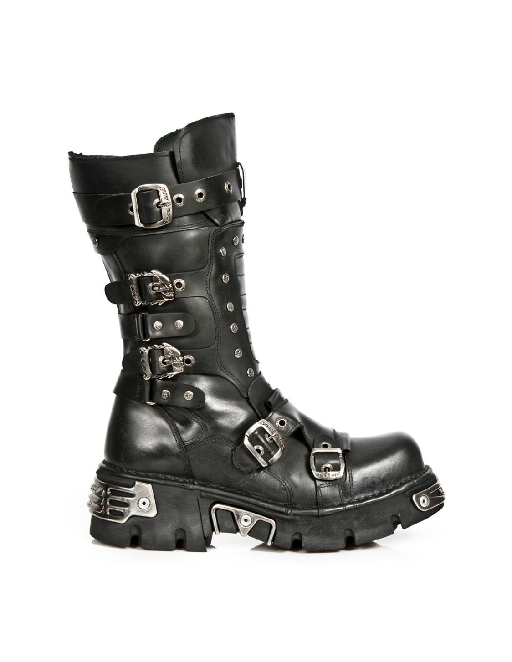 new rock BOOT BLACK REACTOR M-1020-S2