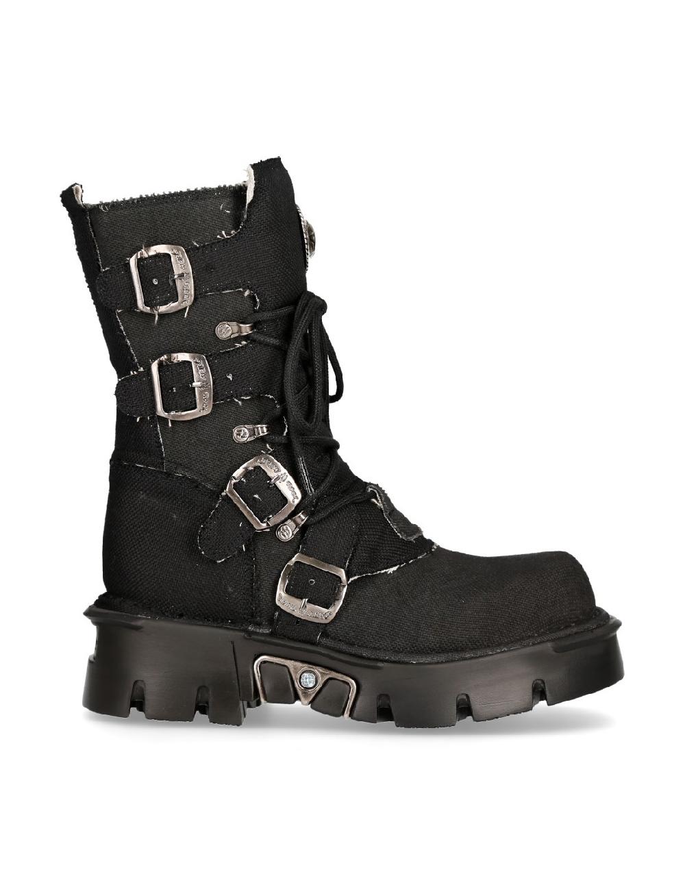New Rock BOOT BLACK REACTOR M-1473-RC1
