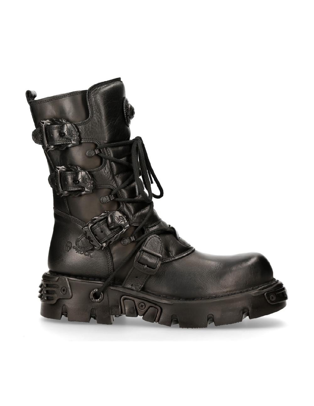 New Rock BOOT BLACK REACTOR M-391-S18