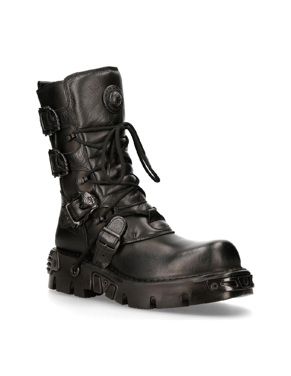 New Rock BOOT BLACK REACTOR M-391-S18