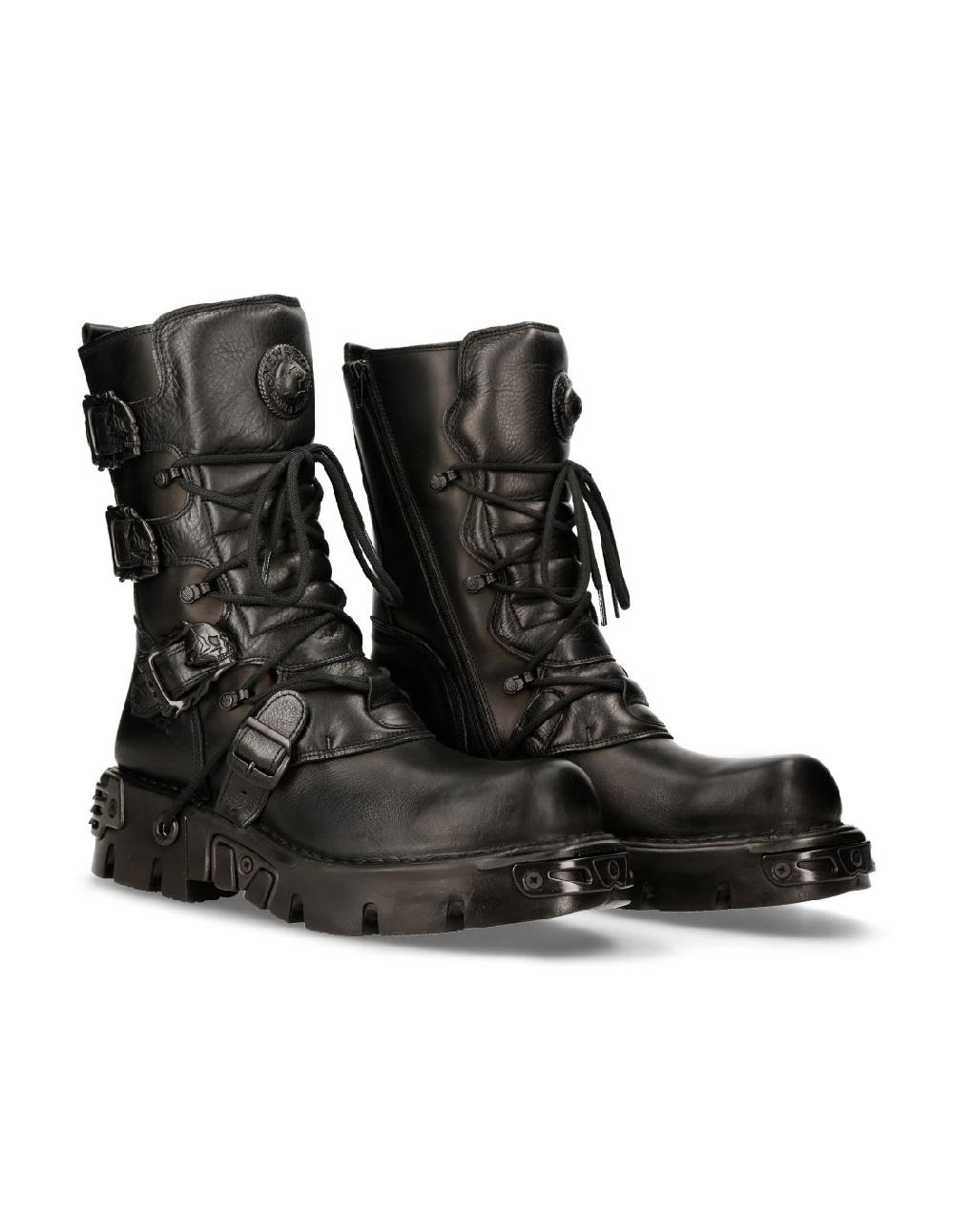 new rock BOOT BLACK REACTOR M-391-S18