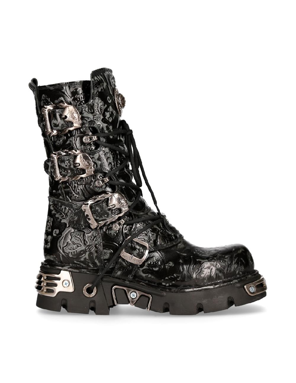 New Rock BOOT BLACK REACTOR M-391-S4