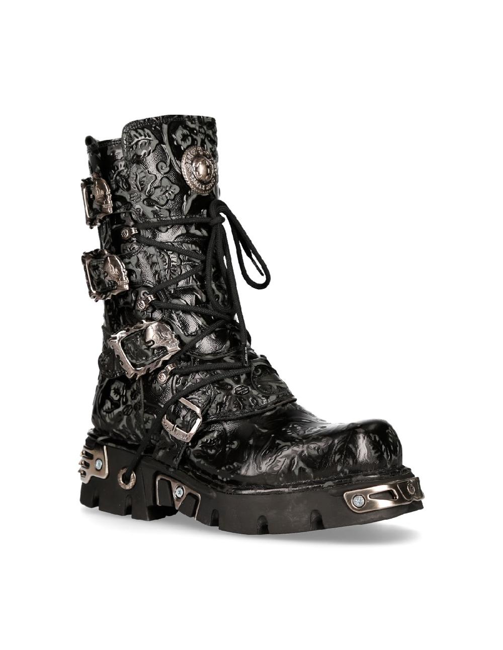 New Rock BOOT BLACK REACTOR M-391-S4