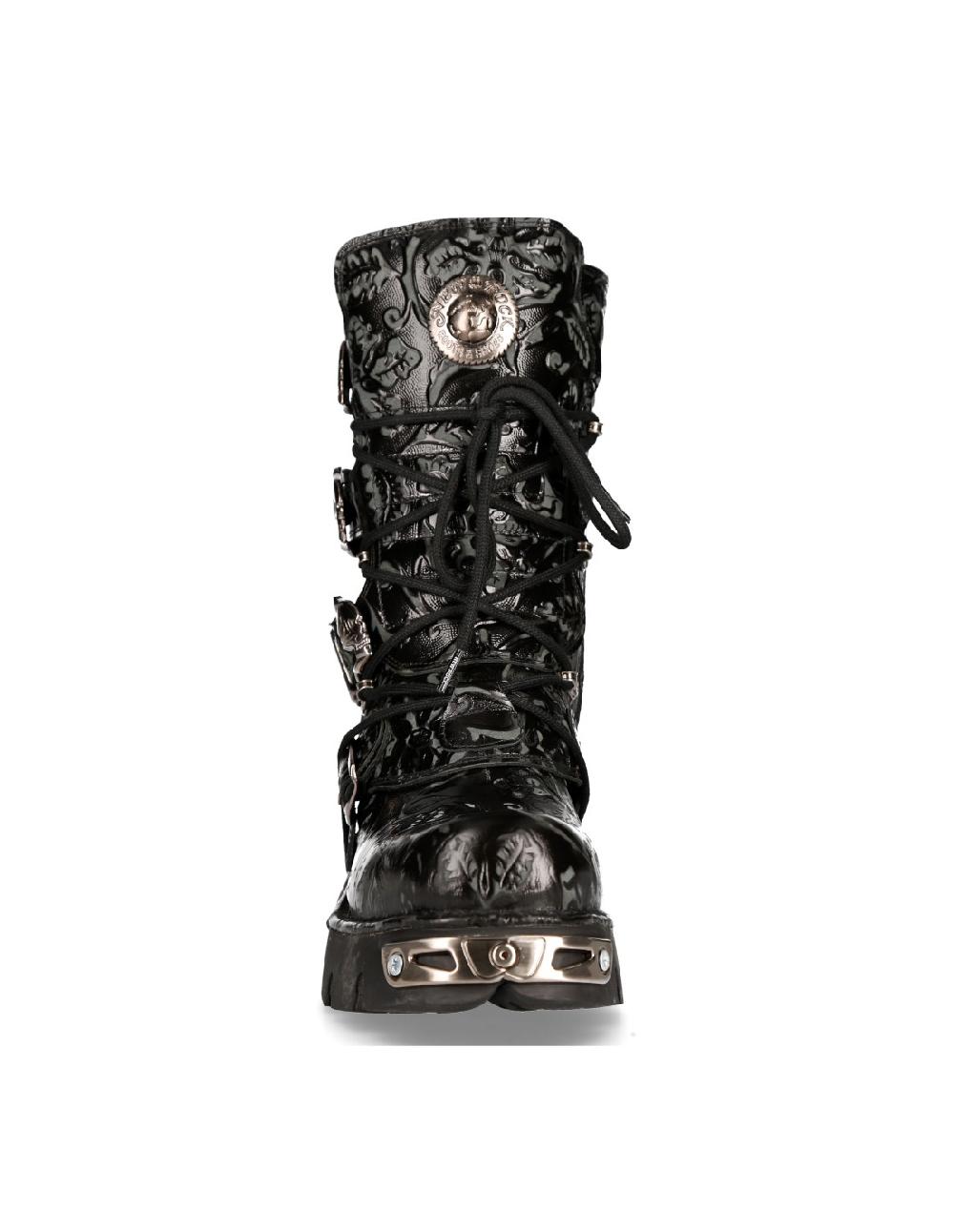 New Rock BOOT BLACK REACTOR M-391-S4