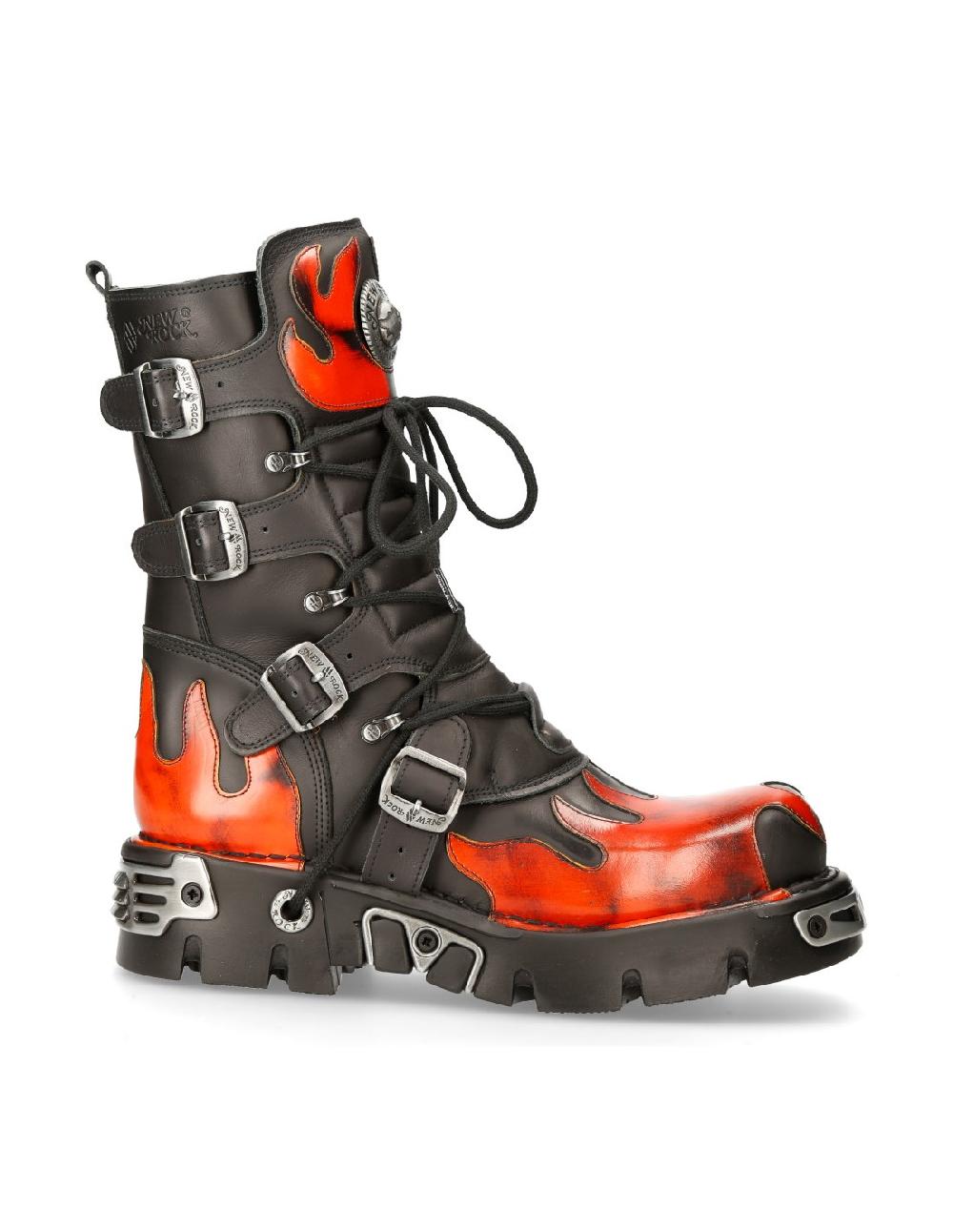 New Rock BOOT BLACK REACTOR M-591-S16