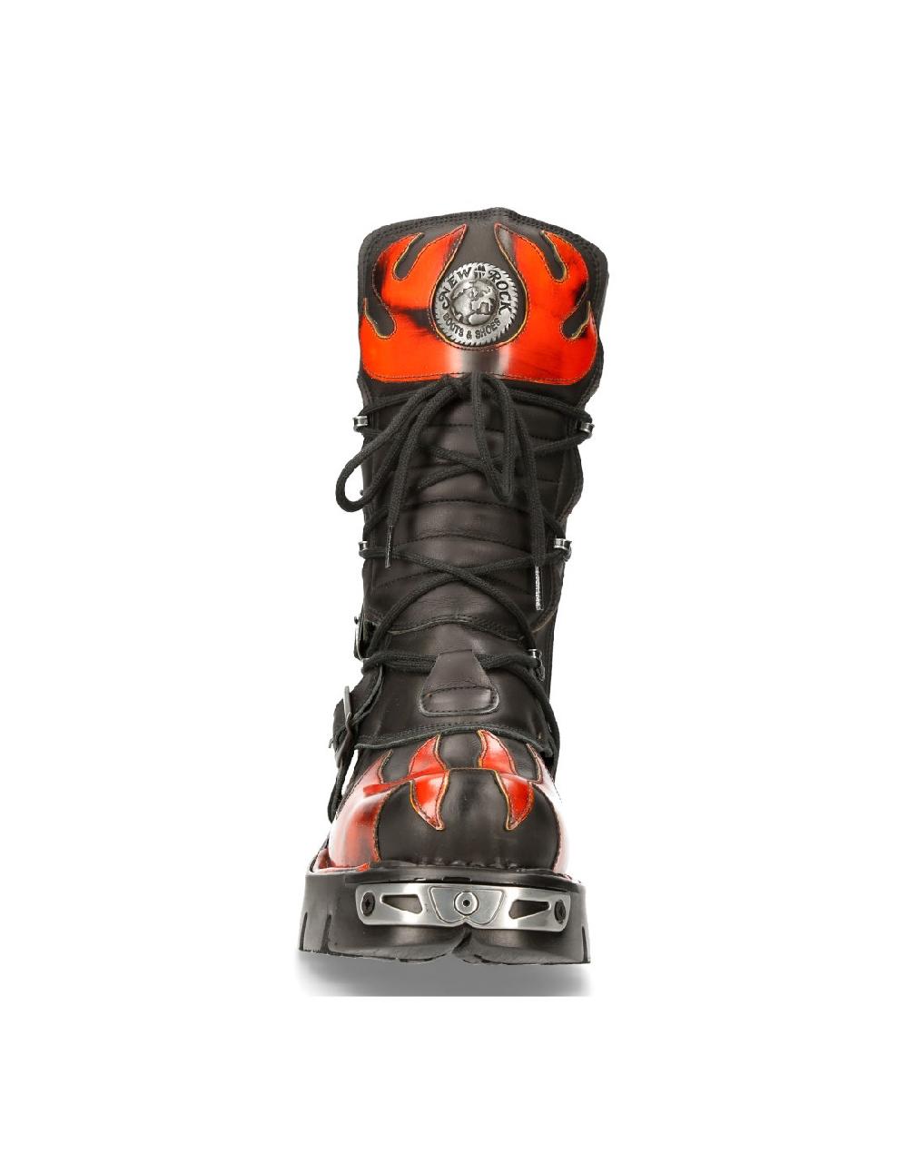 New Rock BOOT BLACK REACTOR M-591-S16