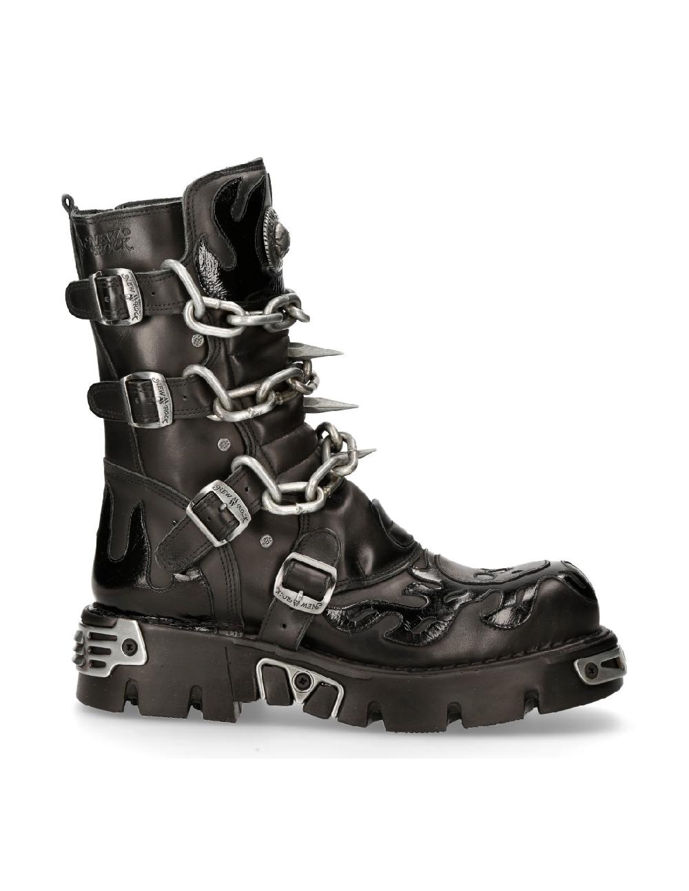 New Rock BOOT BLACK REACTOR M-727-S5