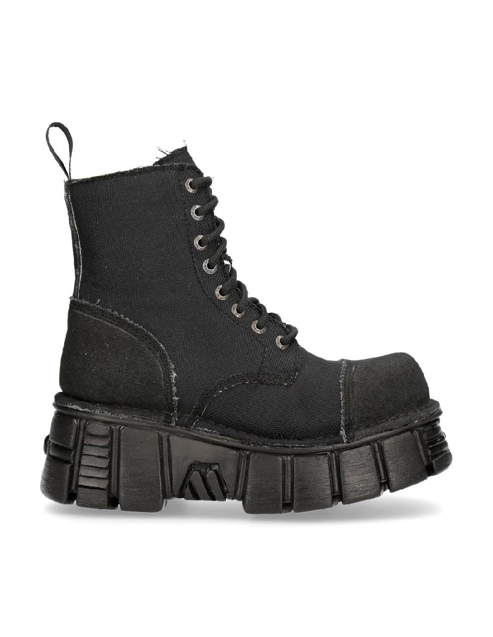 New Rock BOOT BLACK TOWER M-MILI083C-RC7