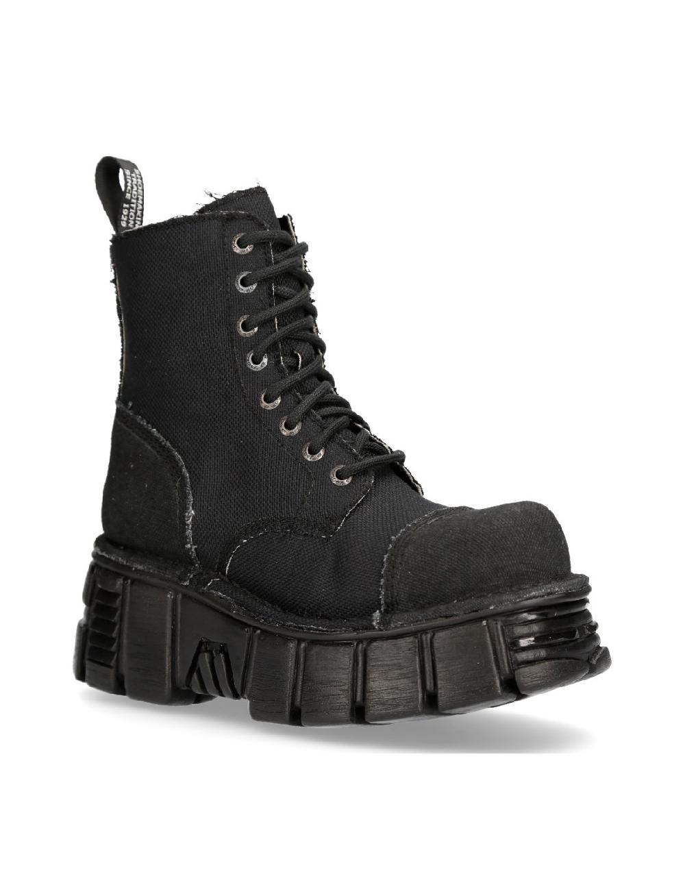 New Rock BOOT BLACK TOWER M-MILI083C-RC7