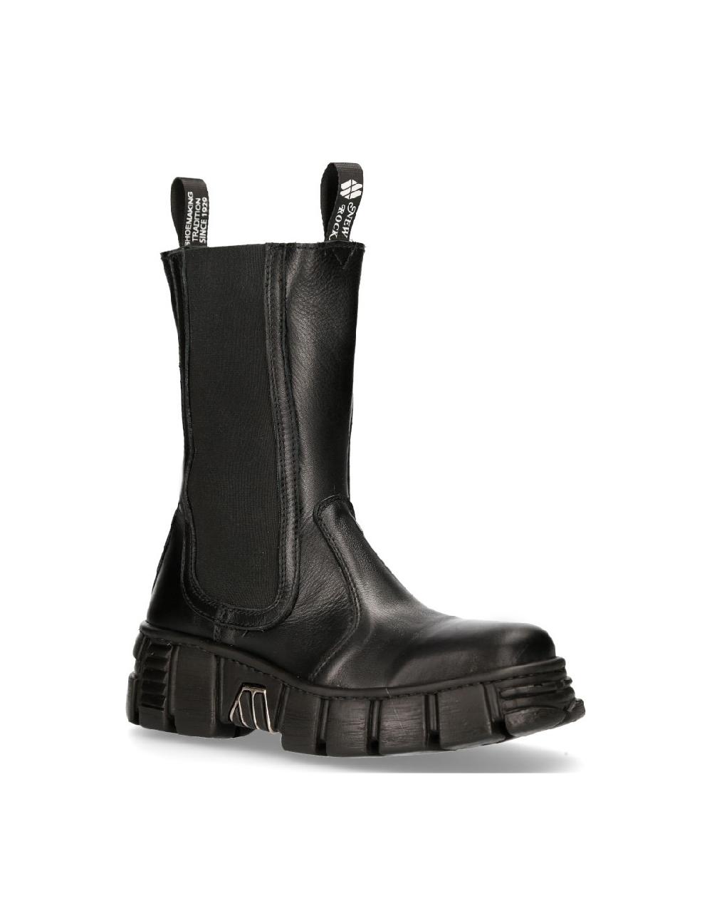 New Rock BOOT BLACK TOWER M-WALL033-C1