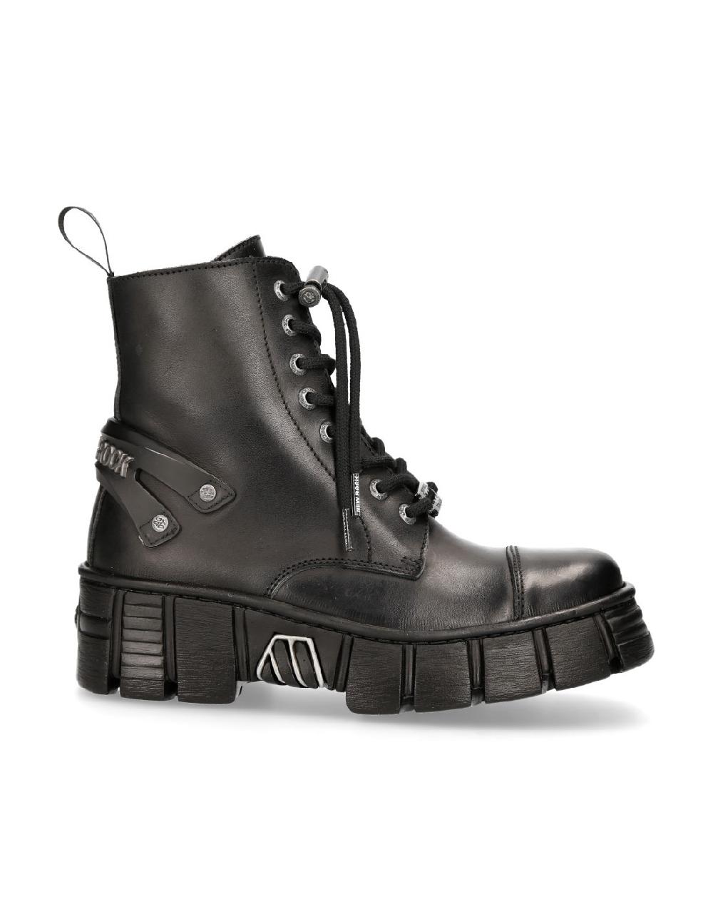 New Rock BOOT BLACK TOWER M-WALL048-C1