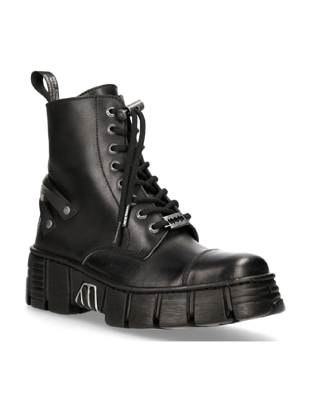 New Rock BOOT BLACK TOWER M-WALL048-C1