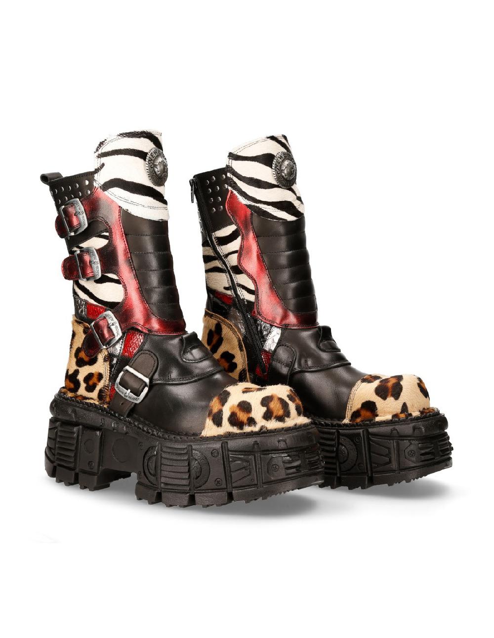 new rock BOOT IMPERFECT M-MET008-C1