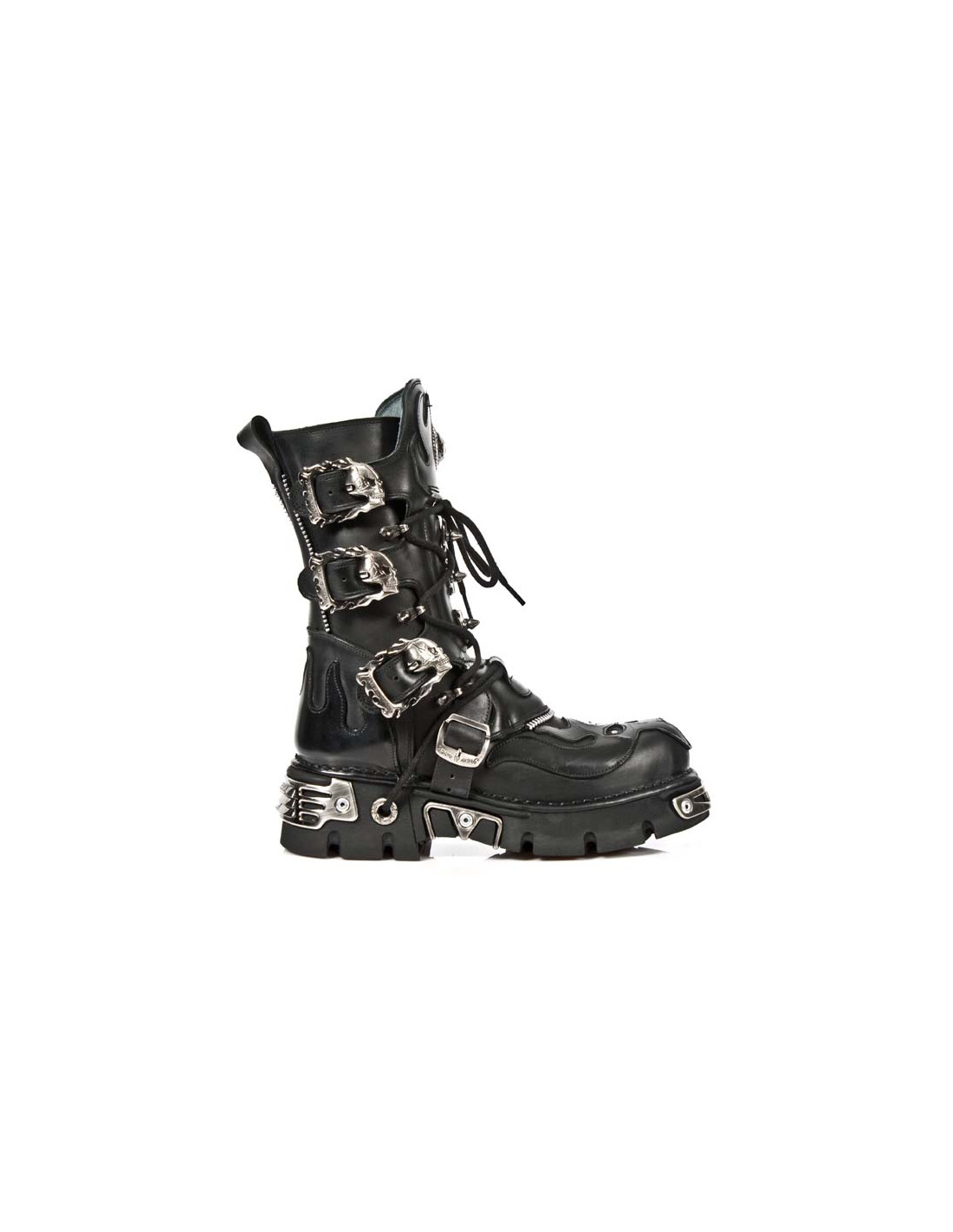 new rock BOOT METALLIC M-1007-C1