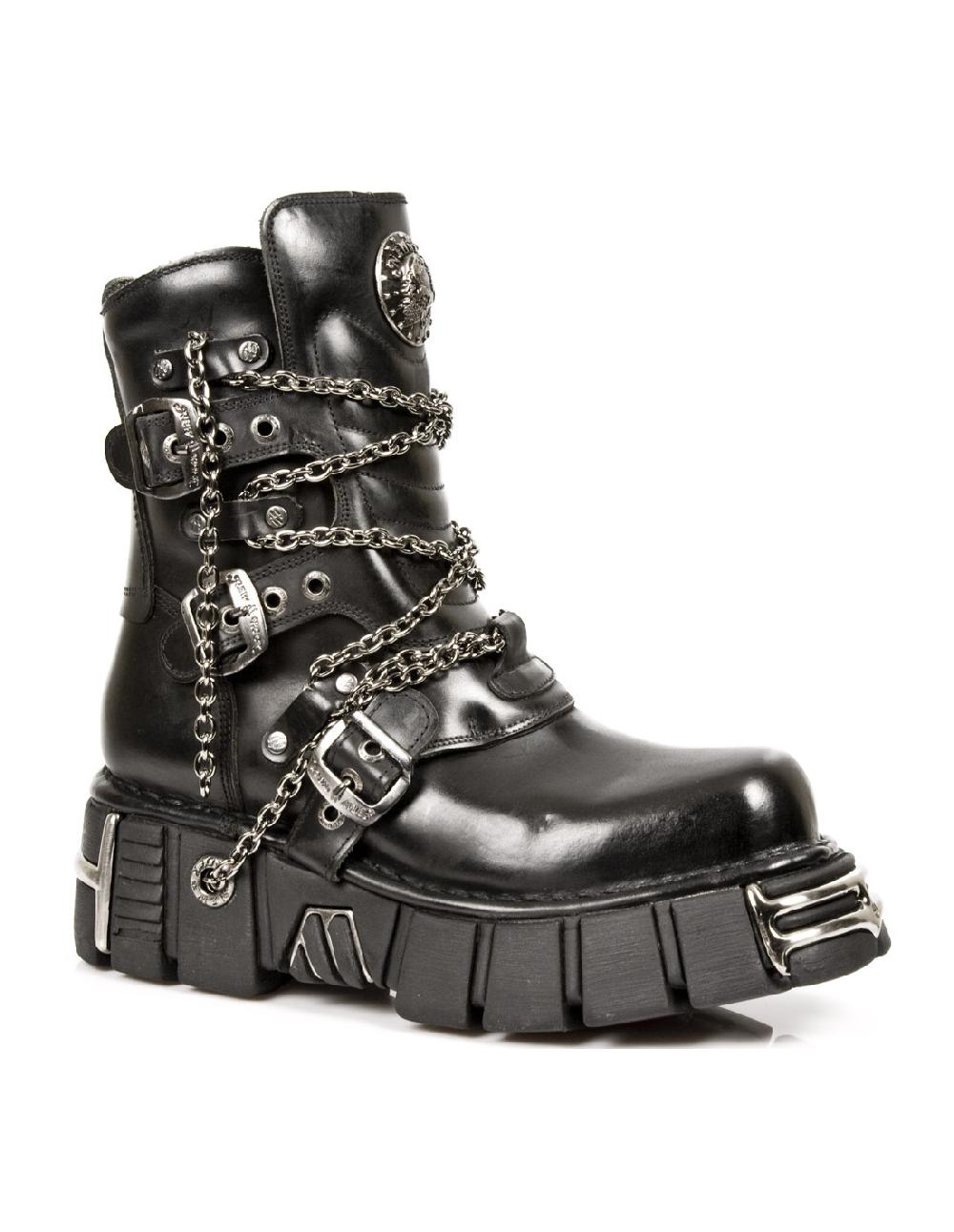 New Rock BOOT METALLIC M-1011-S1