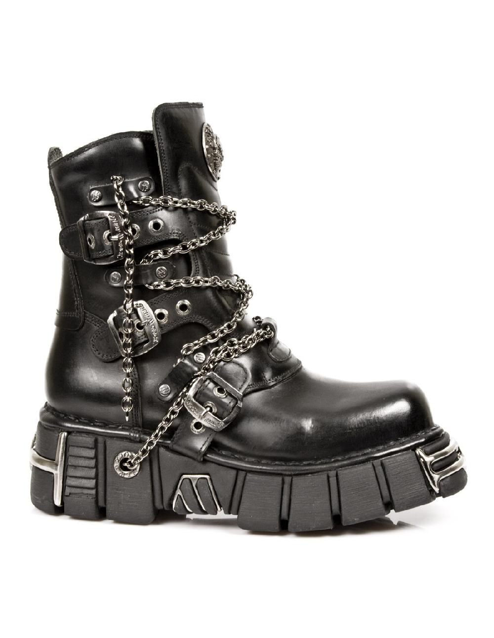 new rock BOOT METALLIC M-1011-S1
