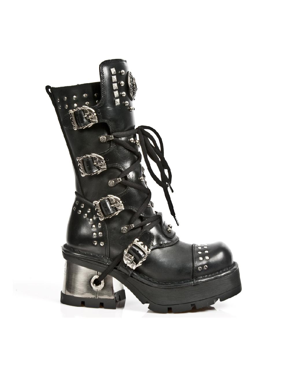 new rock BOOT METALLIC M-1029-C1