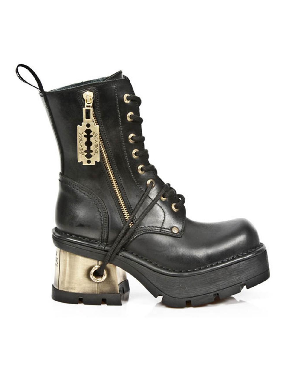 new rock BOOT METALLIC M-1045-C2