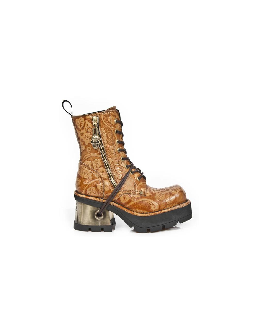 new rock BOOT METALLIC M-1046-C2