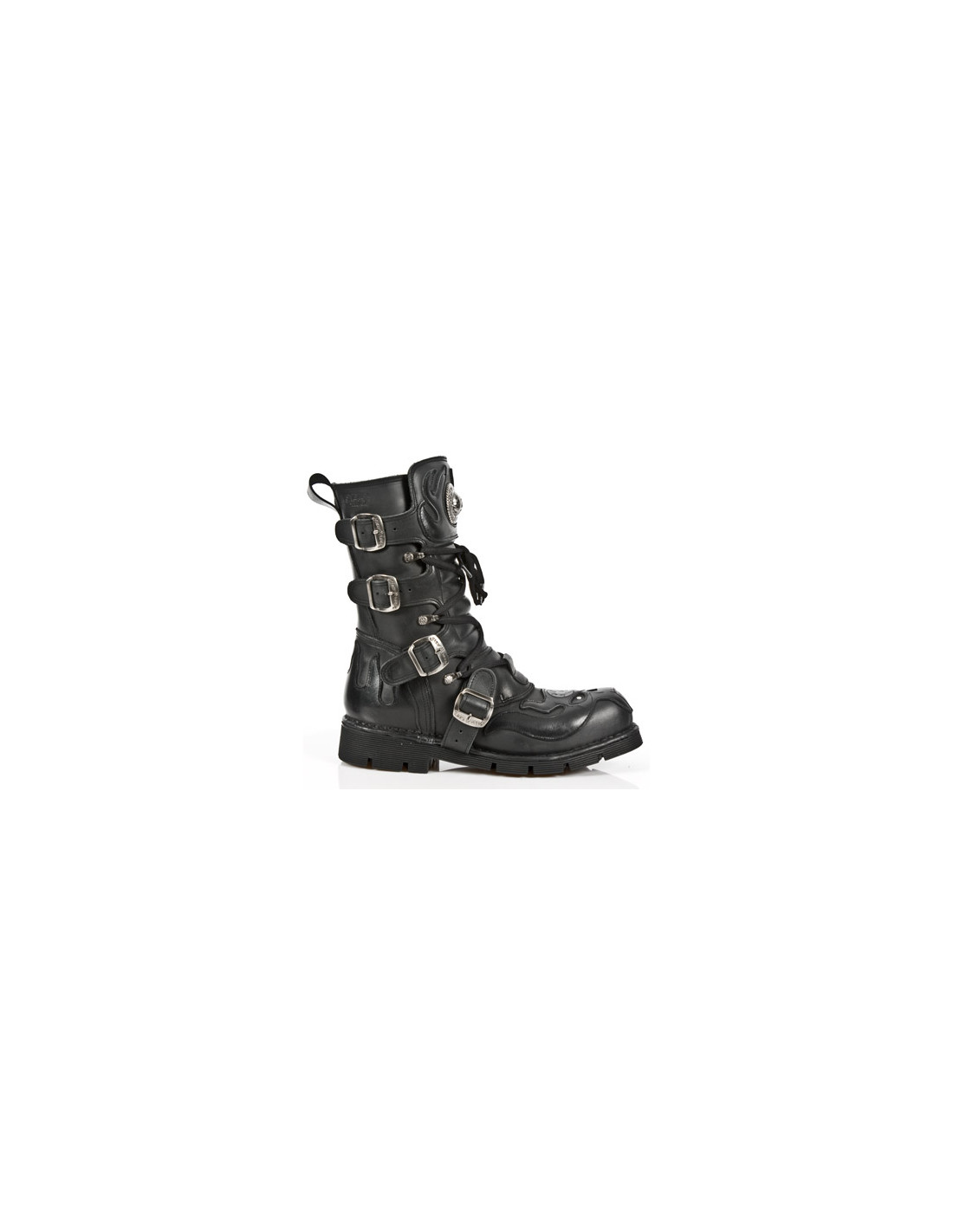 new rock BOOT METALLIC M-107-C1