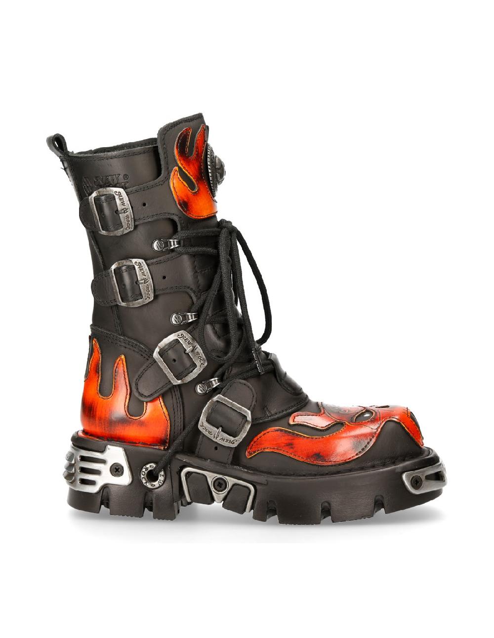 New Rock BOOT METALLIC M-107-S1