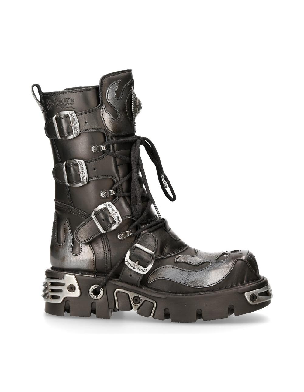 New Rock BOOT METALLIC M-107-S2