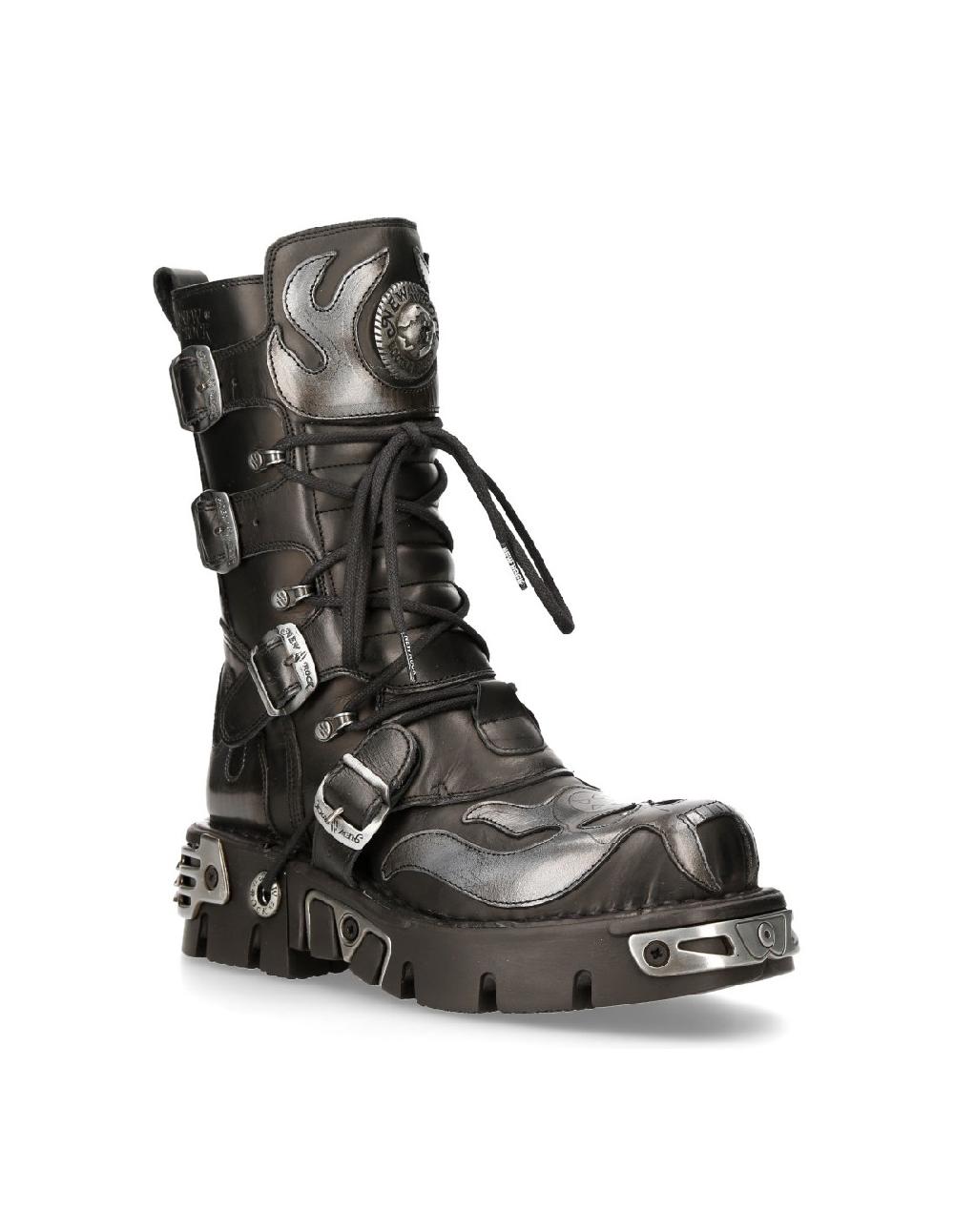 New Rock BOOT METALLIC M-107-S2