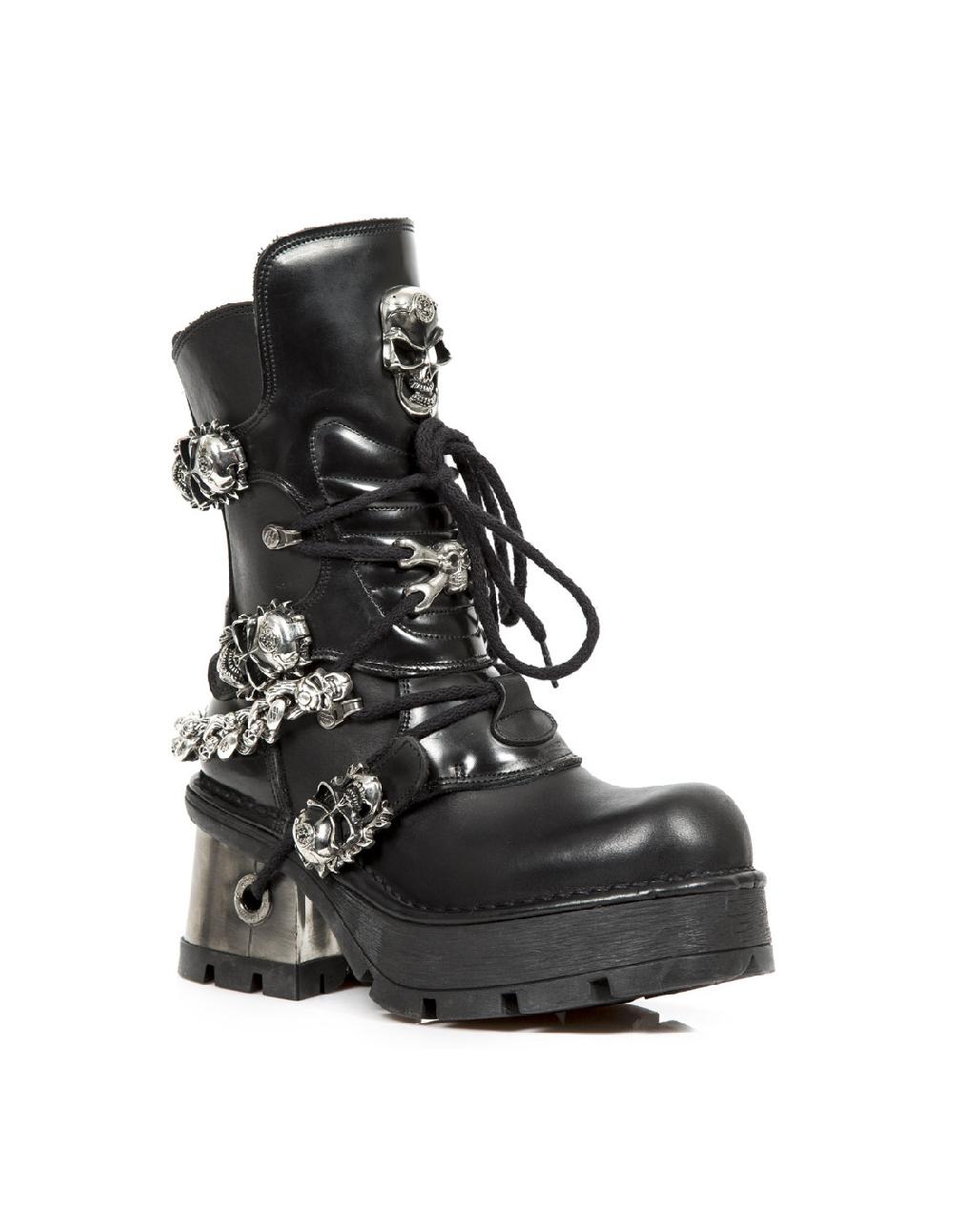 New Rock BOOT METALLIC M-1074-C1