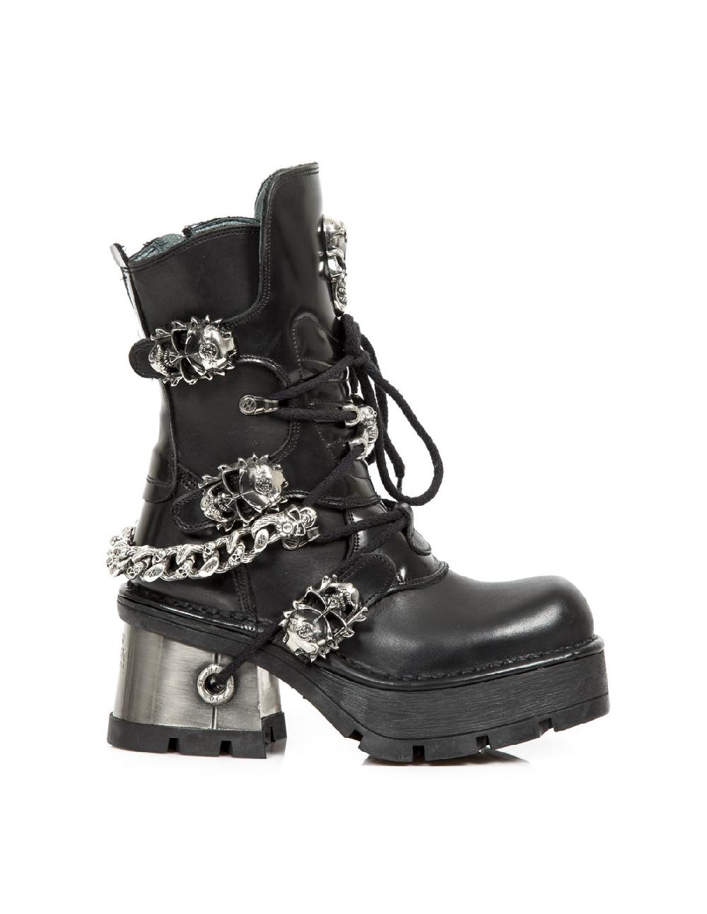 new rock BOOT METALLIC M-1074-C1