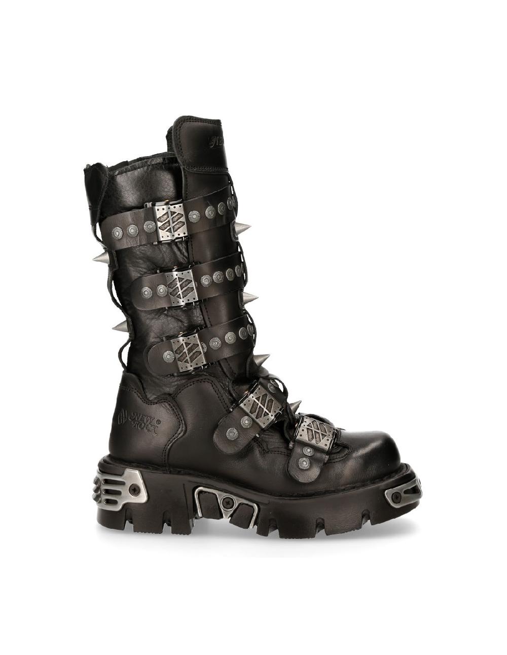 New Rock BOOT METALLIC M-134-S1