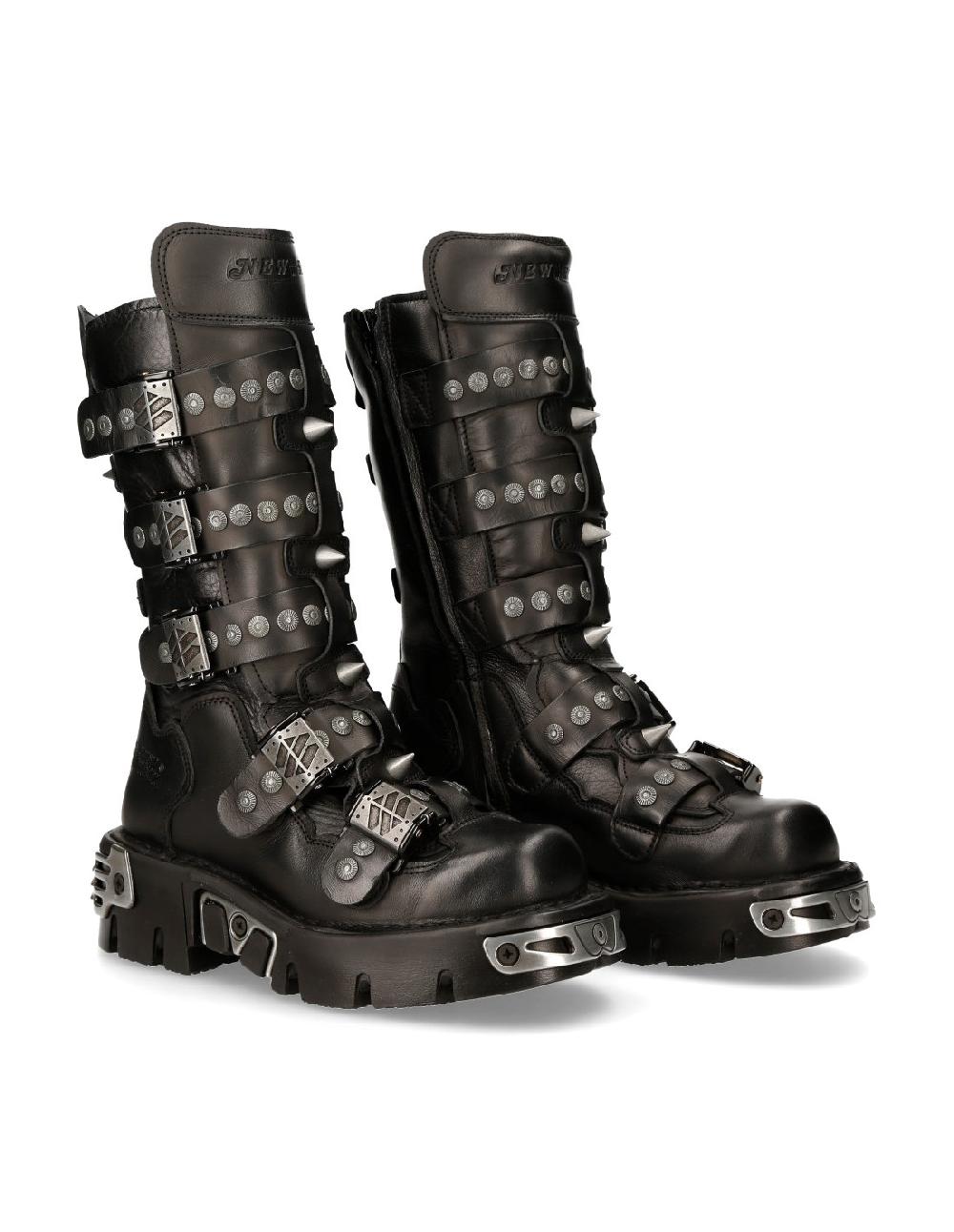 new rock BOOT METALLIC M-134-S1