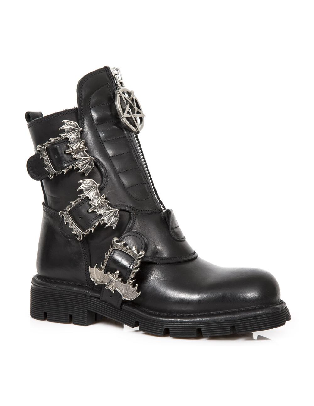 new rock BOOT METALLIC M-1486-C2