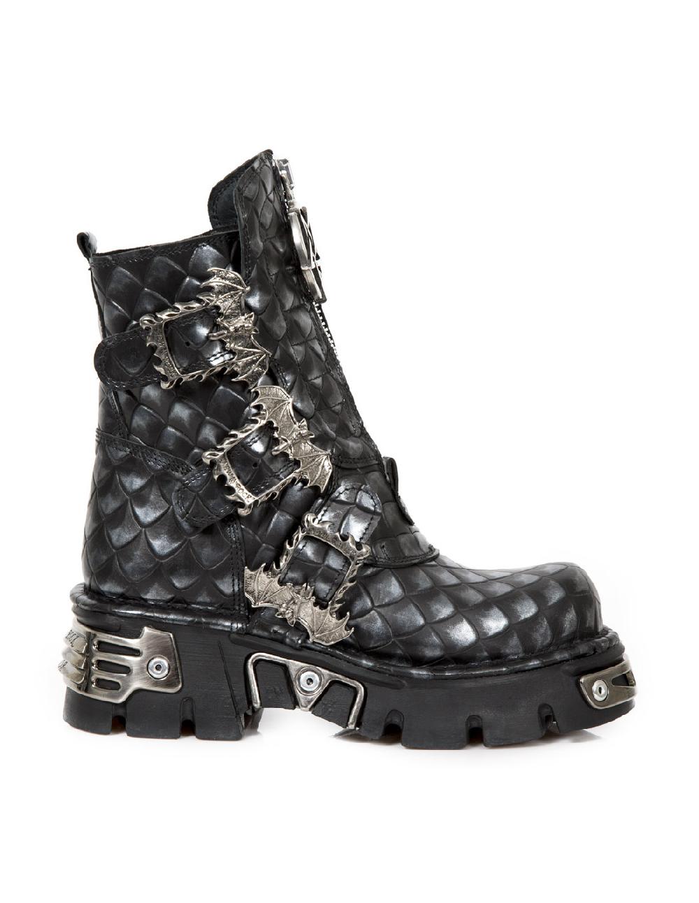 New Rock BOOT METALLIC M-1486-C8