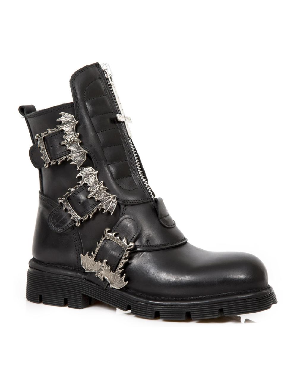 new rock BOOT METALLIC M-1487-C1