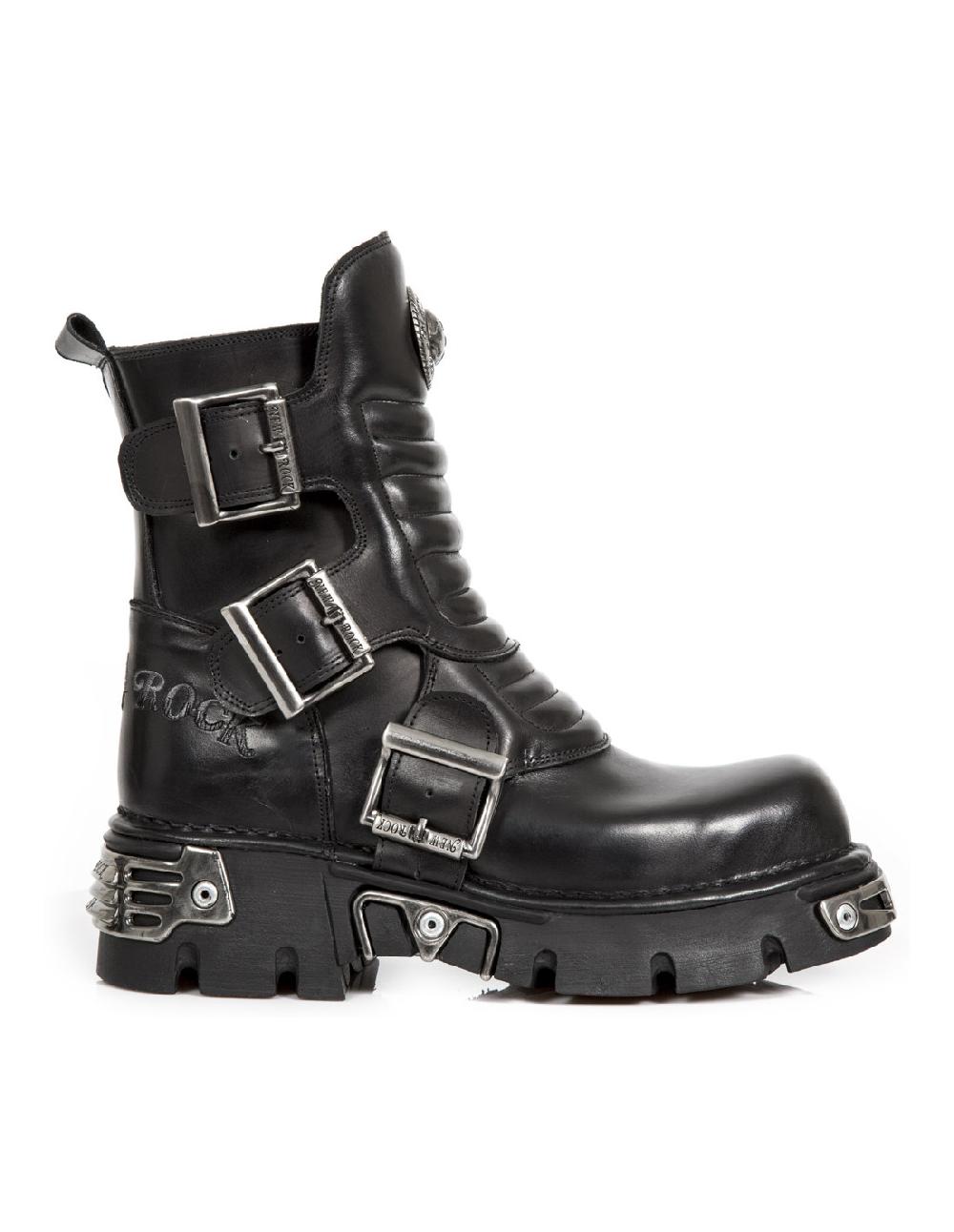 new rock BOOT METALLIC M-1517-C1