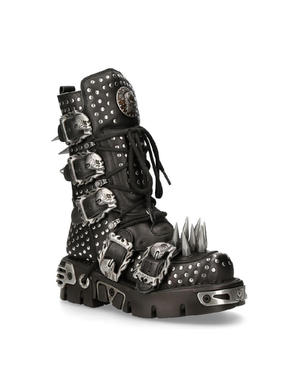 New Rock BOOT METALLIC M-1535-S1