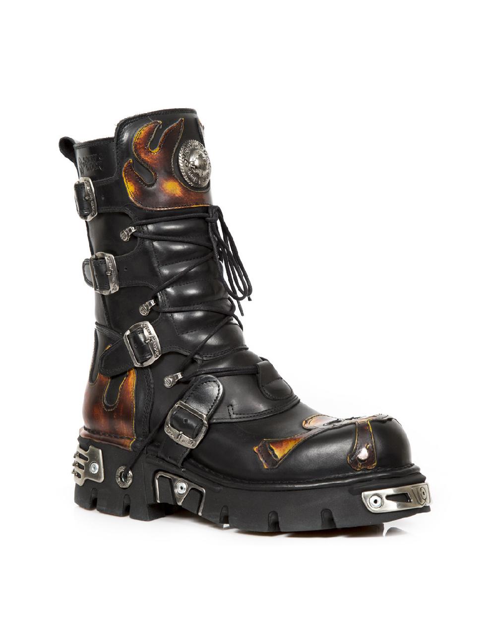 New Rock BOOT METALLIC M-156-C3