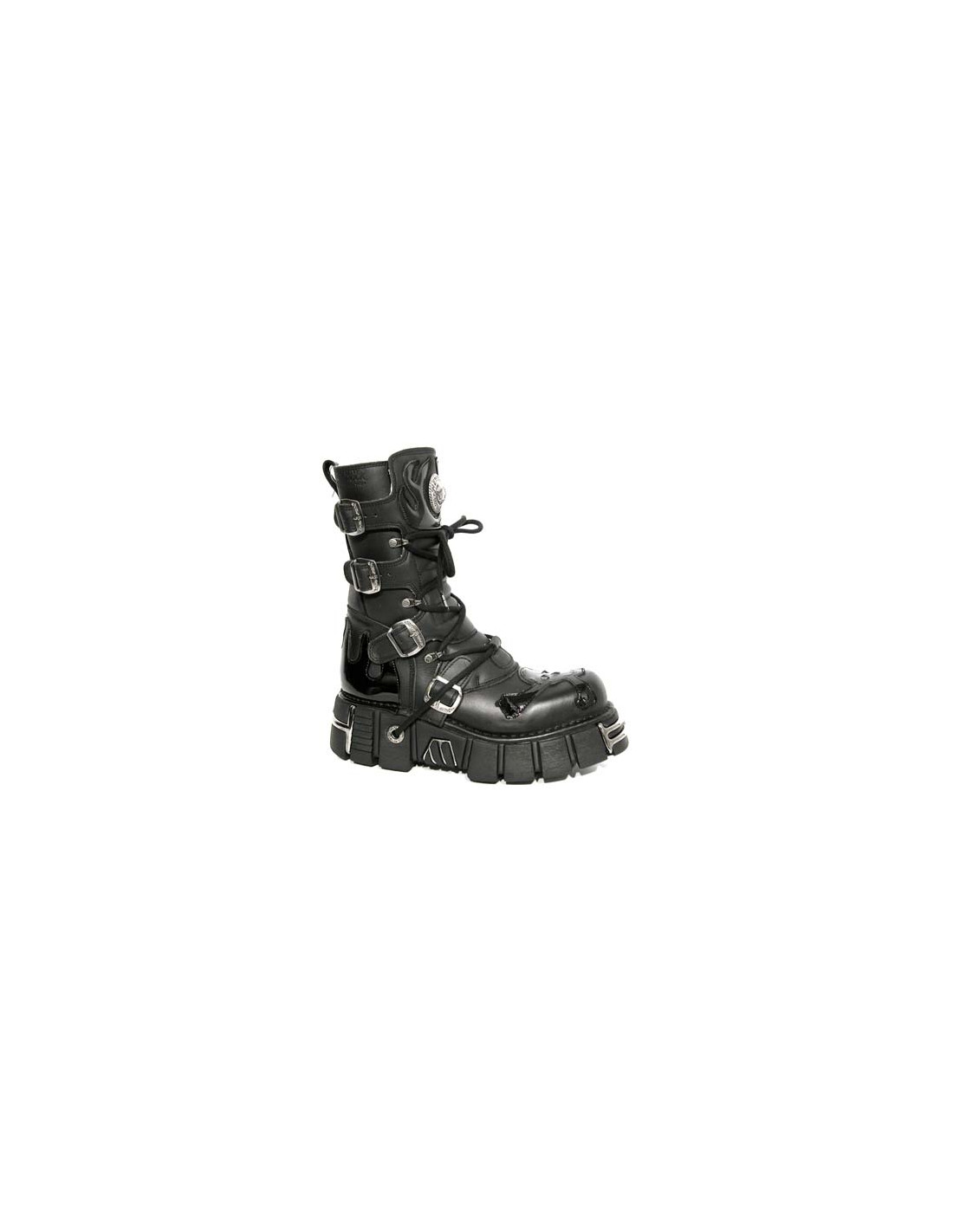 new rock BOOT METALLIC M-156-C4