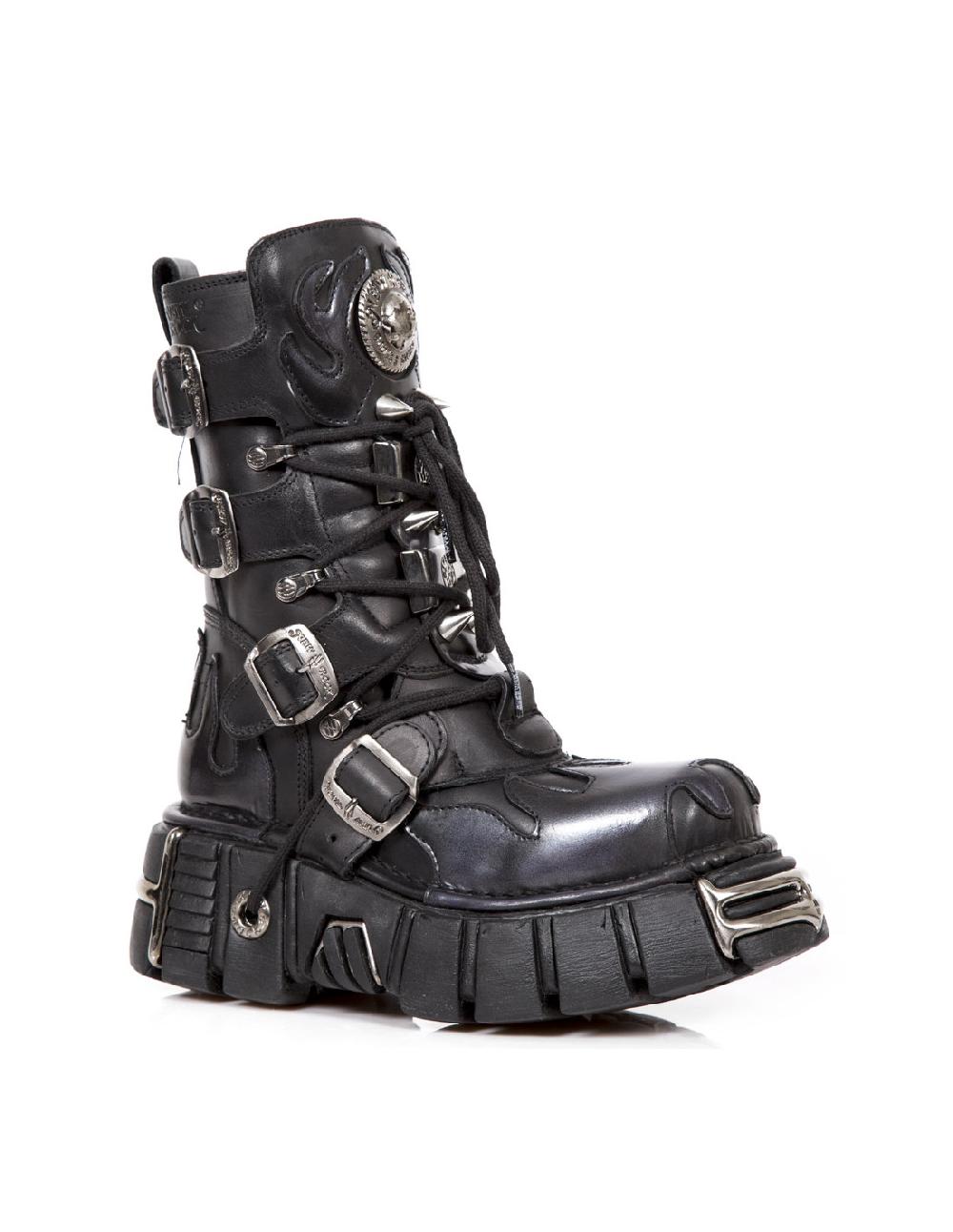 New Rock BOOT METALLIC M-163-C4