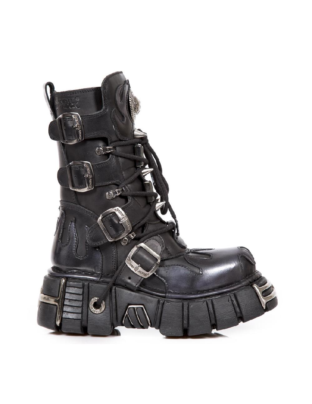 new rock BOOT METALLIC M-163-C4