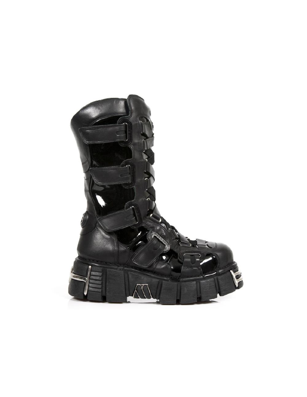 new rock BOOT METALLIC M-189-C2