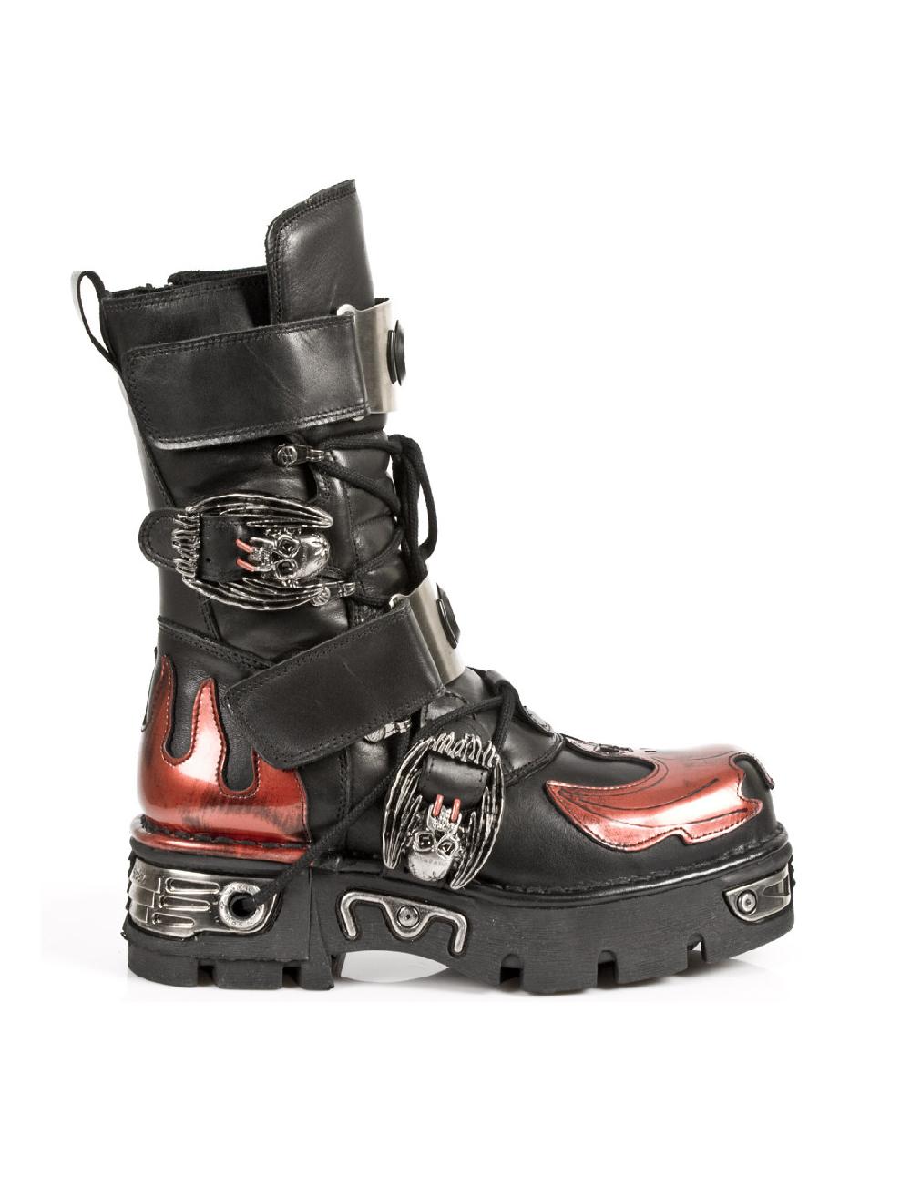New Rock BOOT METALLIC M-195-S1